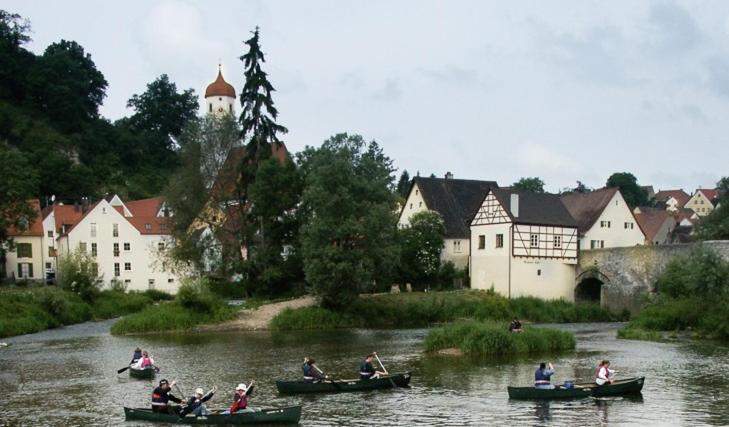 Old Bavarian House On The Romantic Road Harburg (Bavaria)